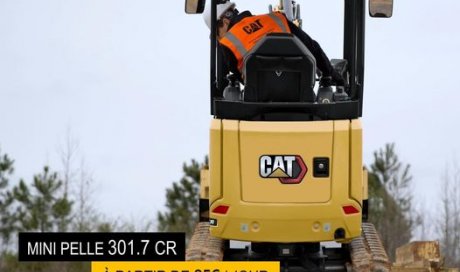 Découvrez notre offre de protection sur les mini pelles Cat®